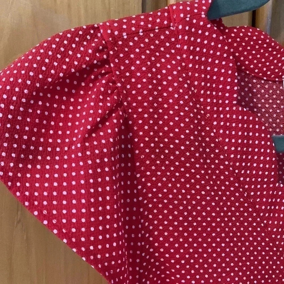 Monteau red polka dot  S - Picture 4 of 8